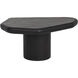Detti 35.5 X 27.5 inch Matte Black Outdoor Coffee Table